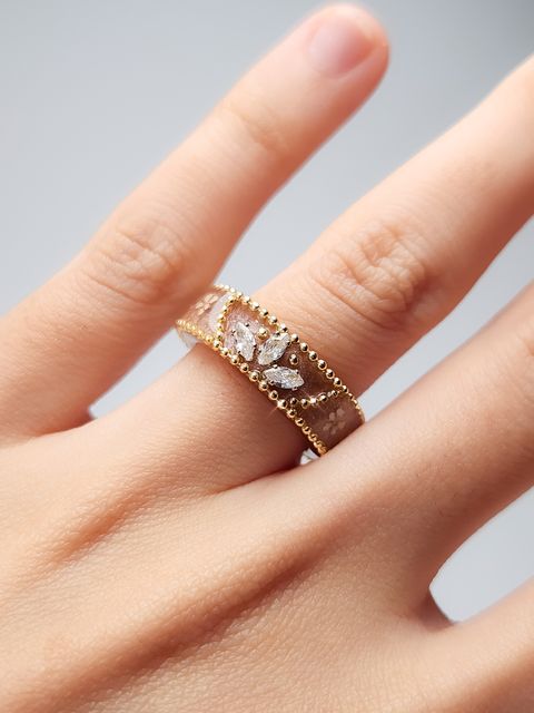 Timora Ring in Champagne