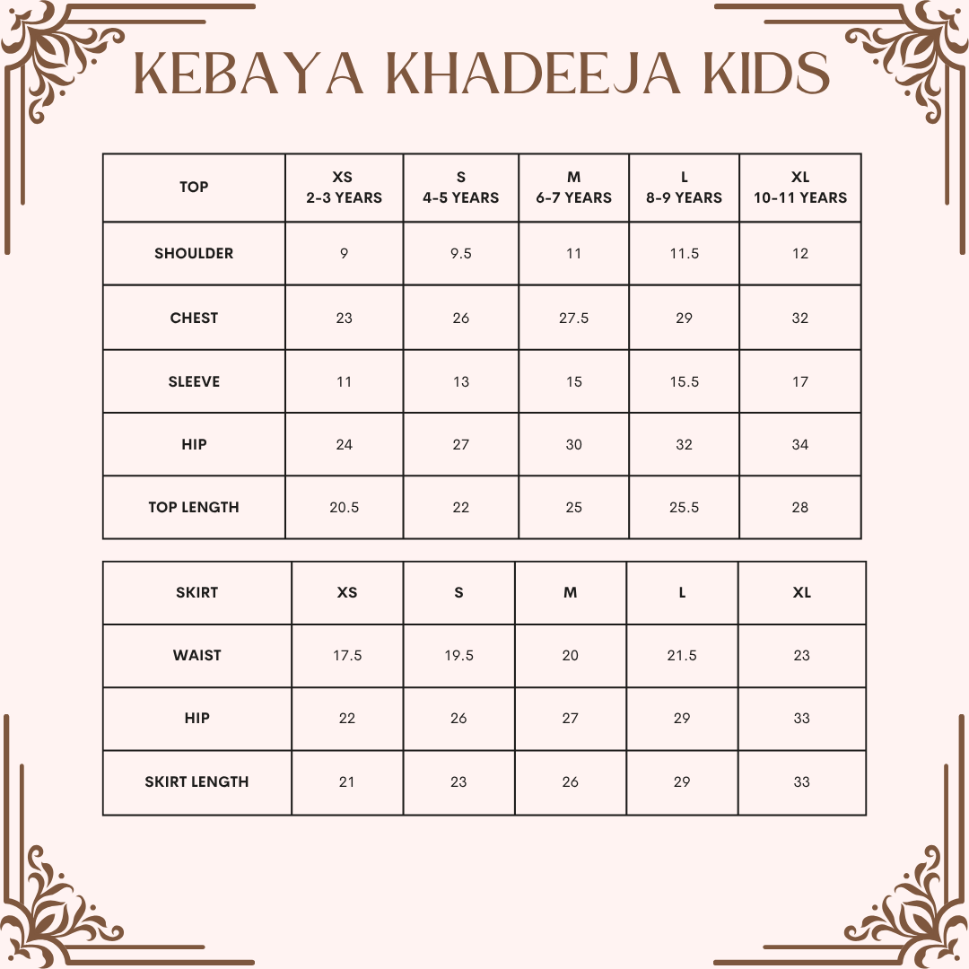 KEBAYA KHADEEJA KIDS