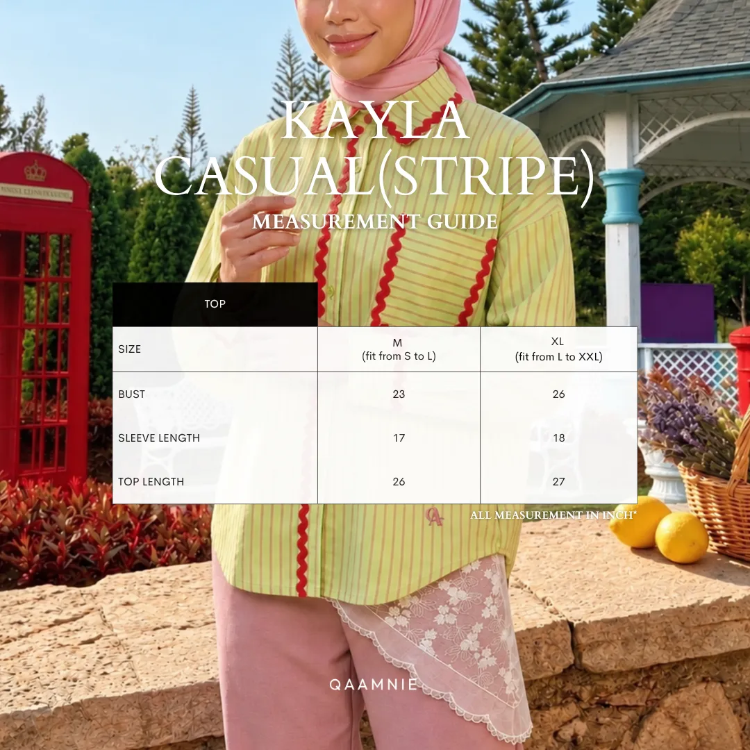 SIZE KAYLA STRIPE