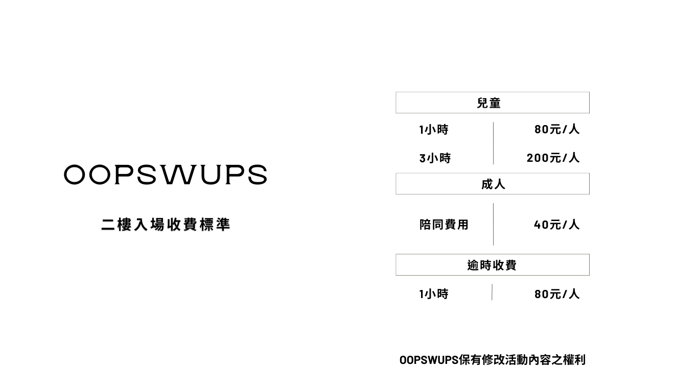 OOPSWUPS 網站-2nd floor - 2