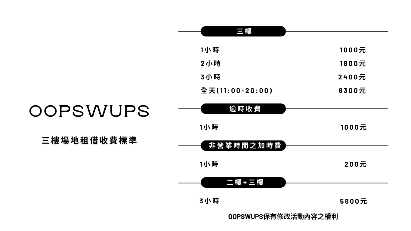 OOPSWUPS 網站-3rd floor  - 6