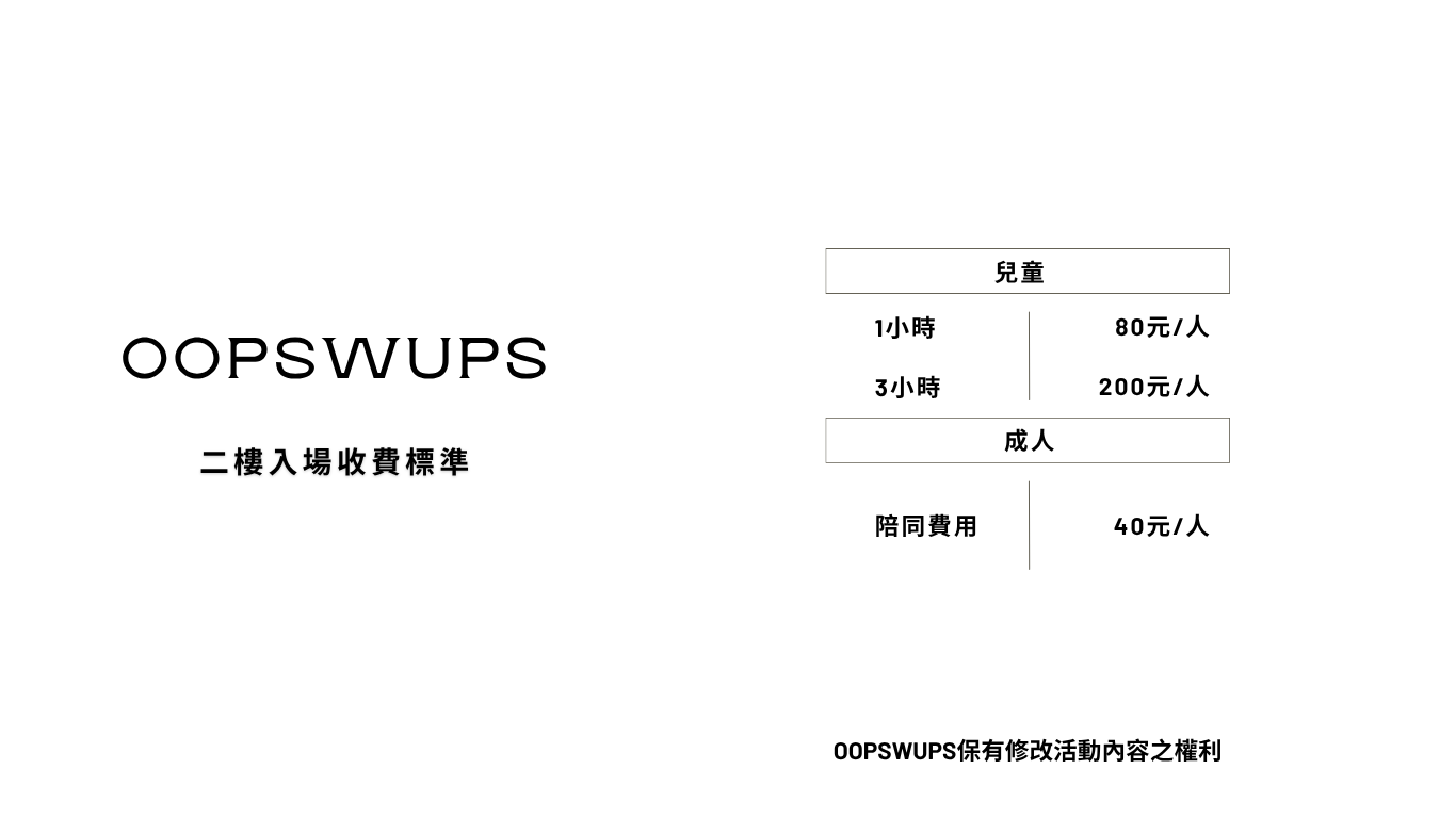 OOPSWUPS 網站-2nd floor - 2
