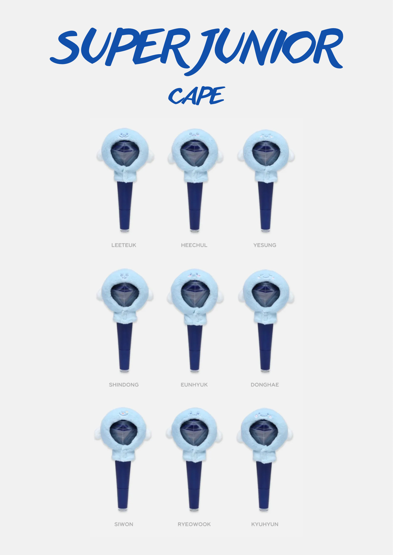 預購）FANLIGHT CAPE - SUPER JUNIOR 20th Anniversary TOUR in SEOUL