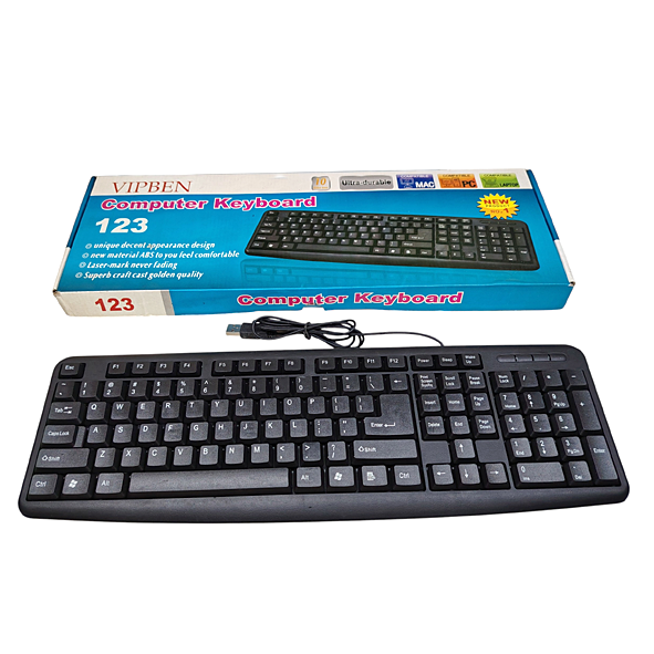 Vipben Computer Keyboard 123 Set