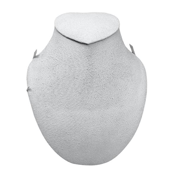 White Mannequin Necklace Stand Front