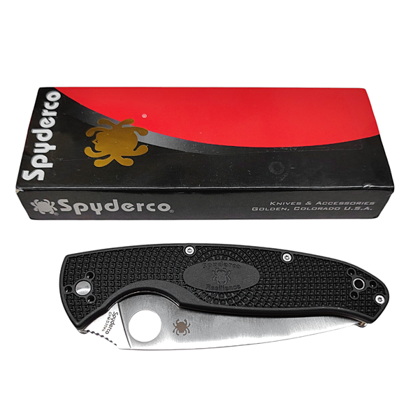 Spyderco Resilence Lightweight Plain Edge C142PBK Set