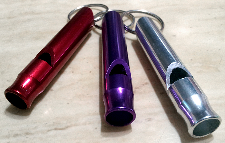 Alluminium Whistle Front