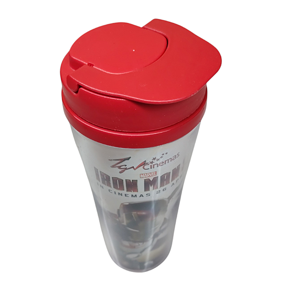 TGV Cinemas Marvel Iron Man 3 Water Tumbler Top