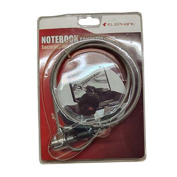 Elephant Laptop Security Cable Lock Front
