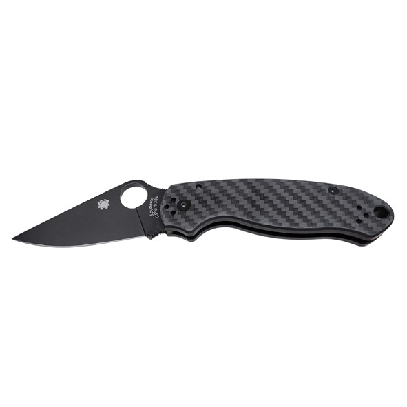 Spyderco Delica 4 Carbon Fiber CPM CRU-WEAR Exclusive Front
