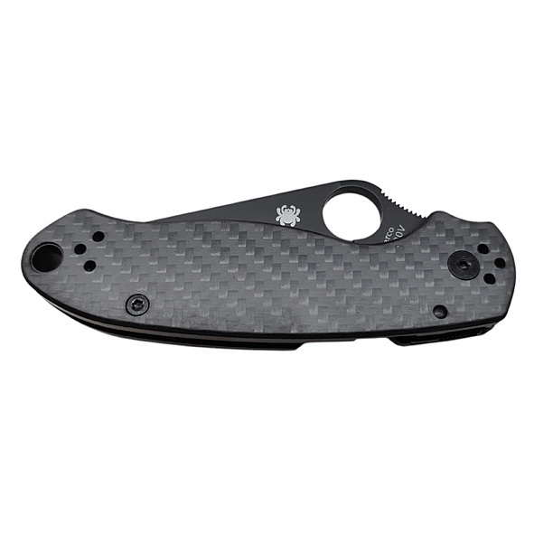 Spyderco Delica 4 Carbon Fiber CPM CRU-WEAR Exclusive Close