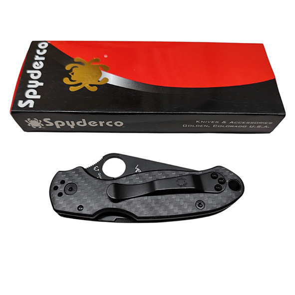 Spyderco Delica 4 Carbon Fiber CPM CRU-WEAR Exclusive Set