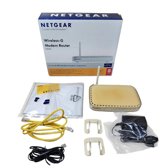 Netgear Wireless-G Modem Router DG834G Set
