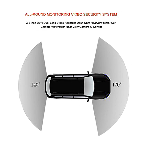Car CCTV FHD1080P Dual Cam Graphic