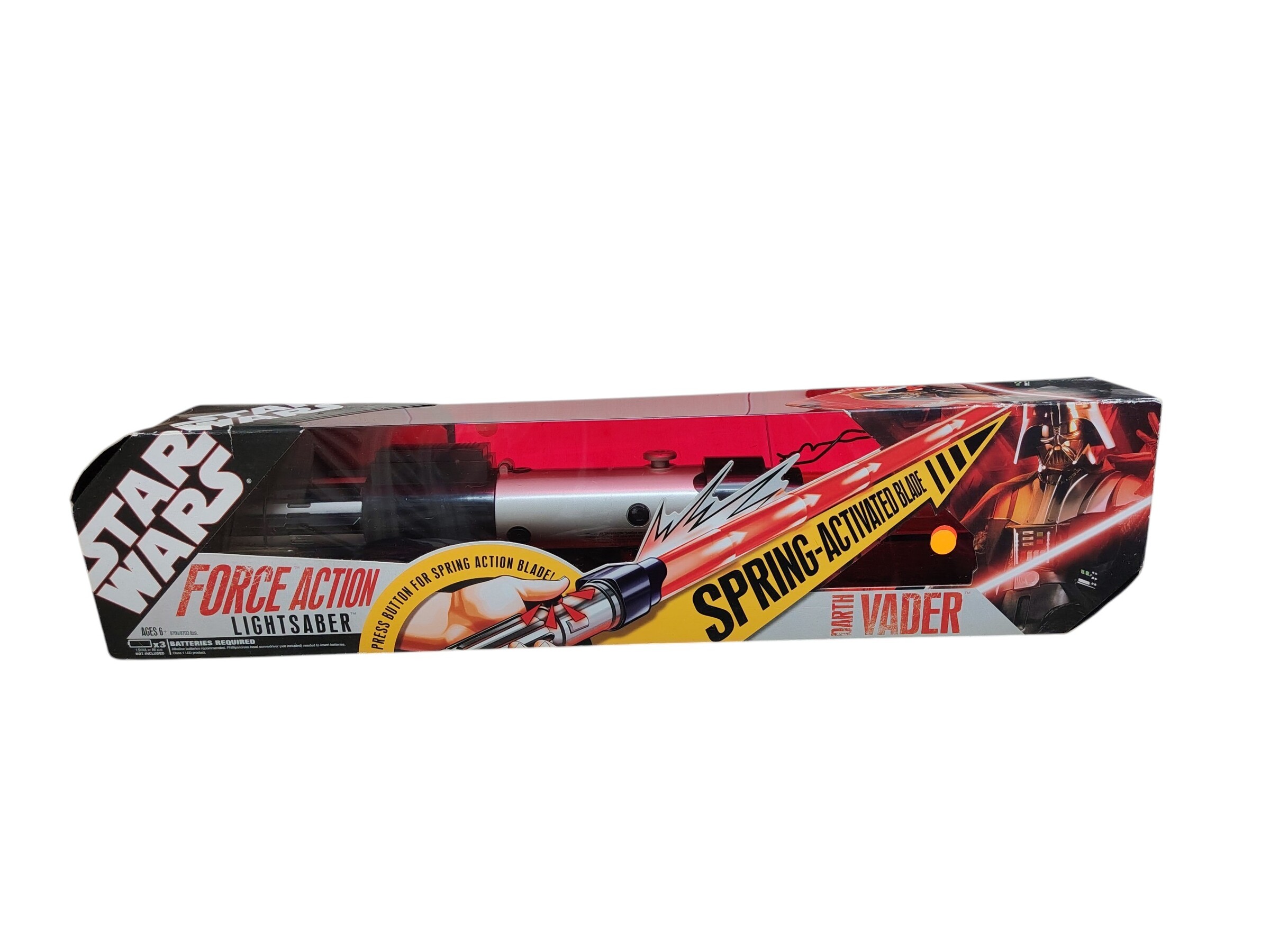 Star Wars Force Action Lightsaber Darth Vader Box Front