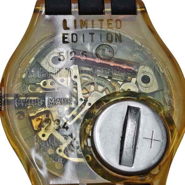 Swatch AG1994 Limited Edition Graphickers  Back Close Up