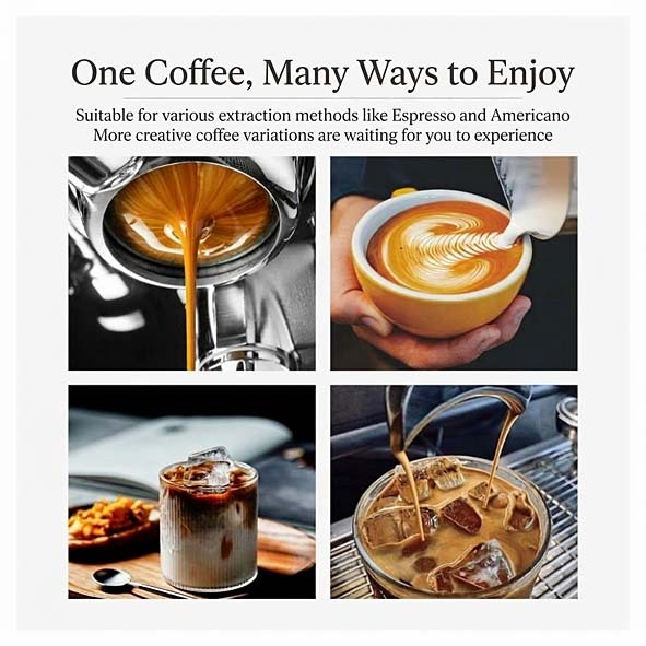 Italian Blend Yuegu Espresso Premium Arabica Coffee Beans Info 3