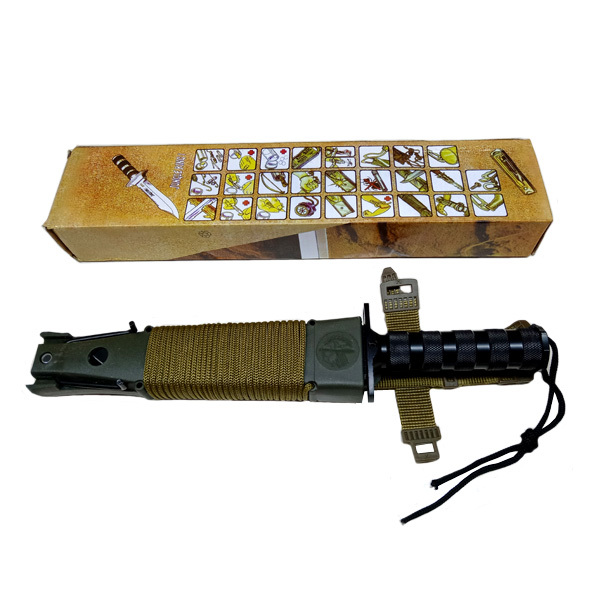 Aitor Jungle-King I Survival-Knife Black Set