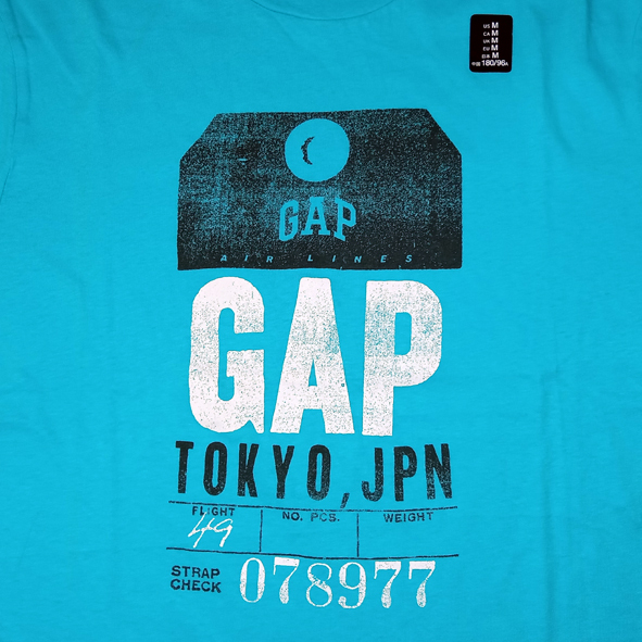 Gap Air Lines Tokyo Jp T-Shirt Close Up