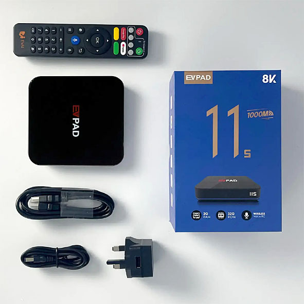 Evpad 11S Android 12 RAM+32GB TV Box Set