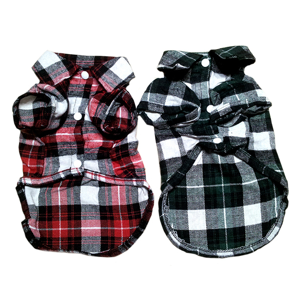 Dog Checked Shirt Colors