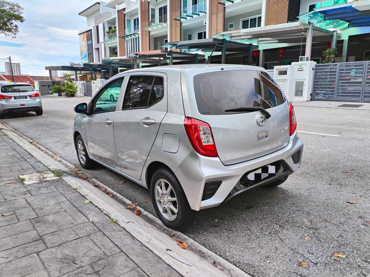 Perodua Axia 1.0 X (A) 2019 Left Back