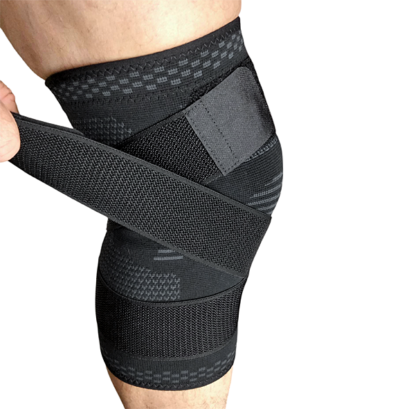 Compression Knee Sleeve With Strap Side