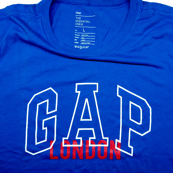 Gap London T-Shirt (Dark Blue) Close Up