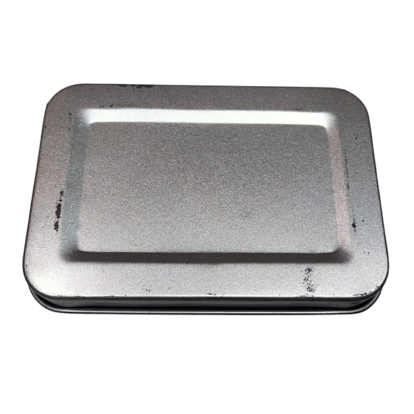 Vintage Starbucks Steel Name Card Holder Storage Box Back