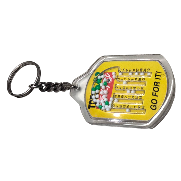 Play Toto 6 42 Jackpot Keychain Dice Front Close Up 3