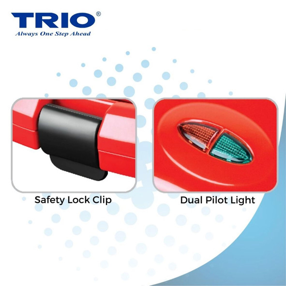 Trio Waffle Maker with Non-stick Coating TWM-9027 Close Up