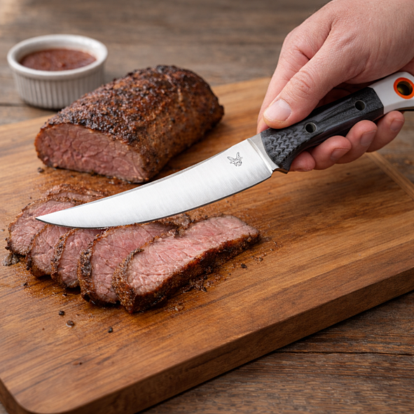 Benchmade 15500 Meatcrafter Cutting