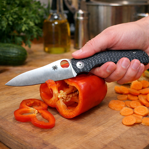 Spyderco Kapara Veg Cutting