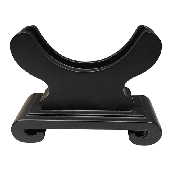 Jade Jewelry Bracelet Wood Display Stand Front