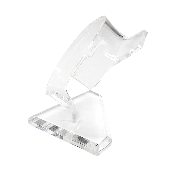 Folding Foldable Transparent Arcrylic Bracelet Jewlry Display Stand Side