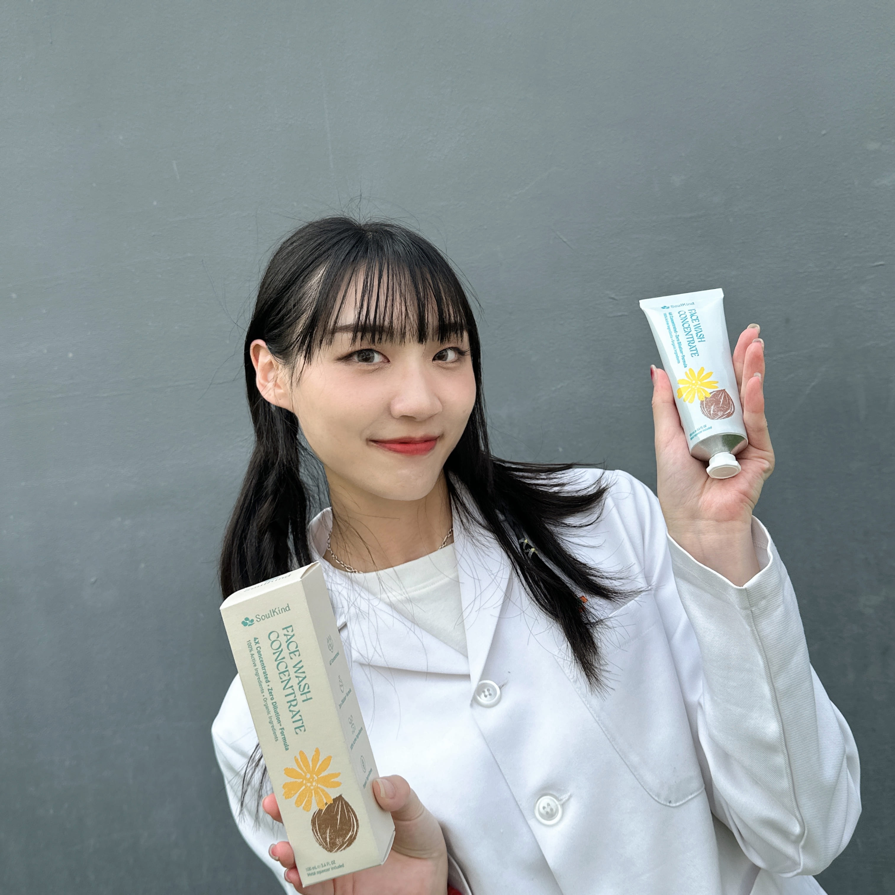 Real潔顏精粹洗後不緊繃，肌膚像是會呼吸一樣