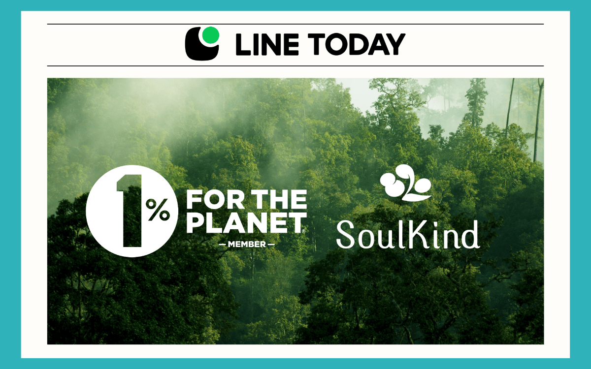 台灣永續保養品牌 SoulKind 加入 1% for the Planet，承諾捐 1% 營收支持生態保育