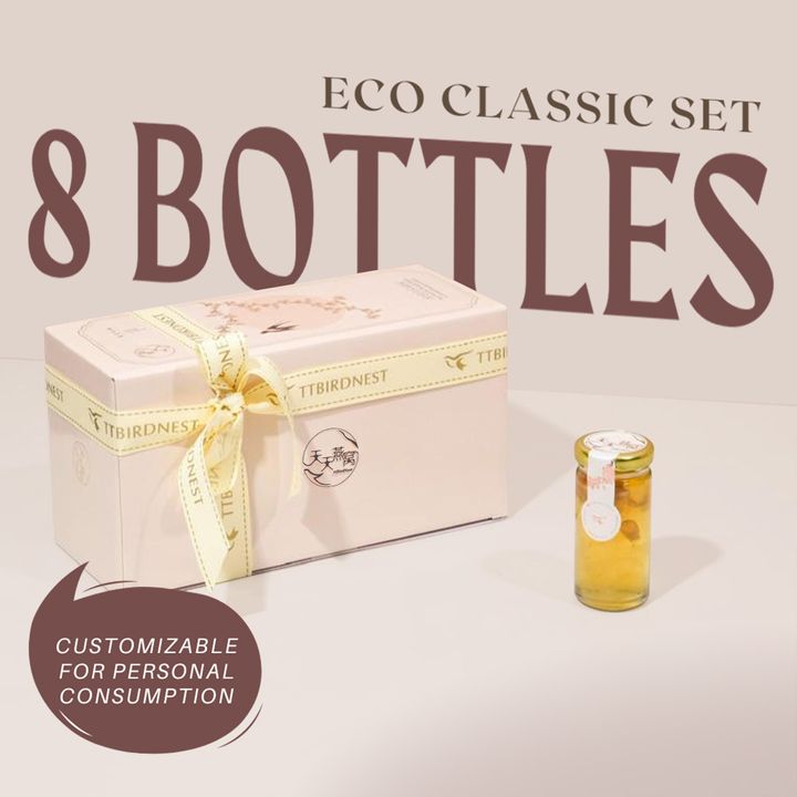 Eco Classic 8 Bird’s Nest Gift Set with customizable concentration and flavors