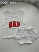S102 GAP Setwear 背心+短裤 (白色点点)