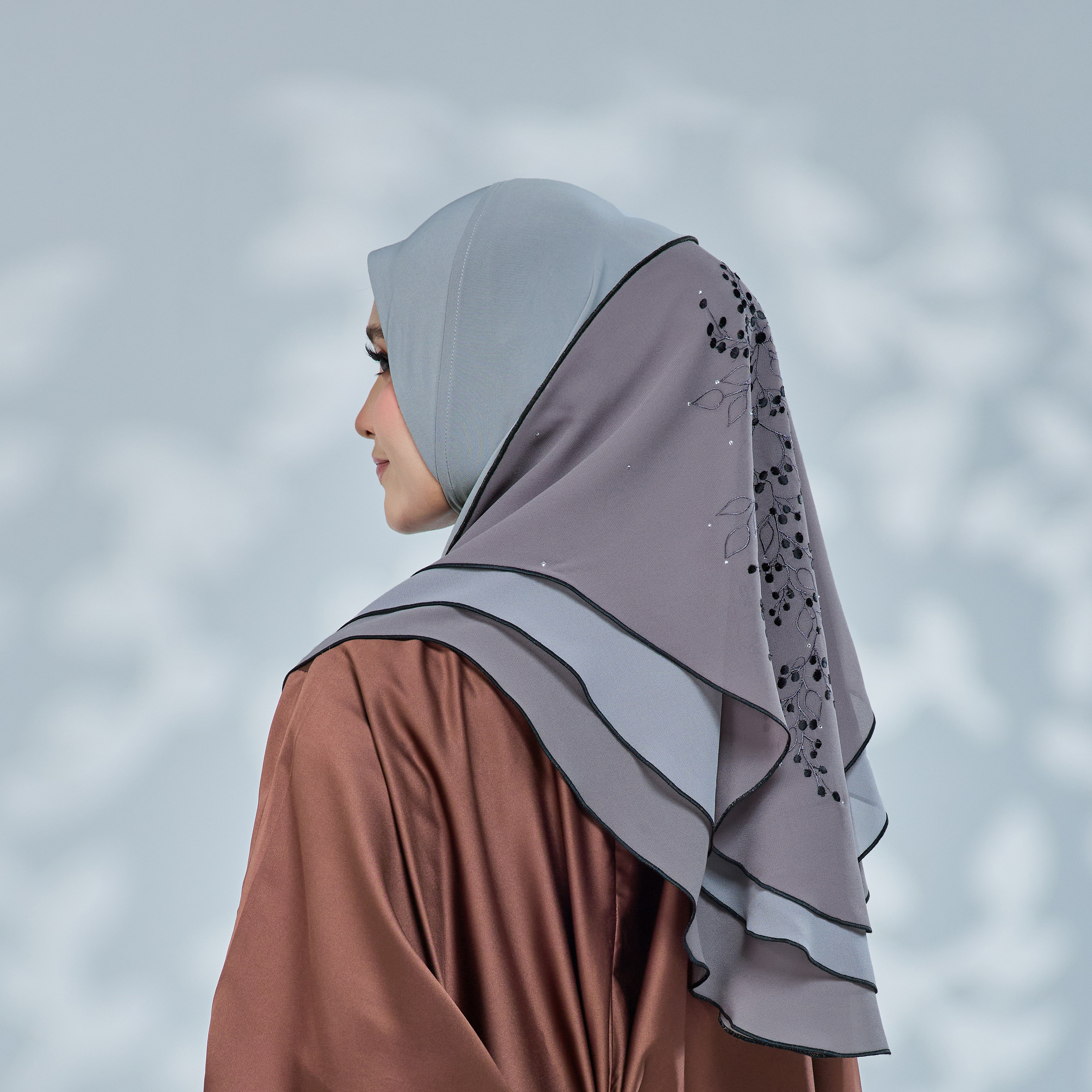 gray lycra visor 3 layer_2