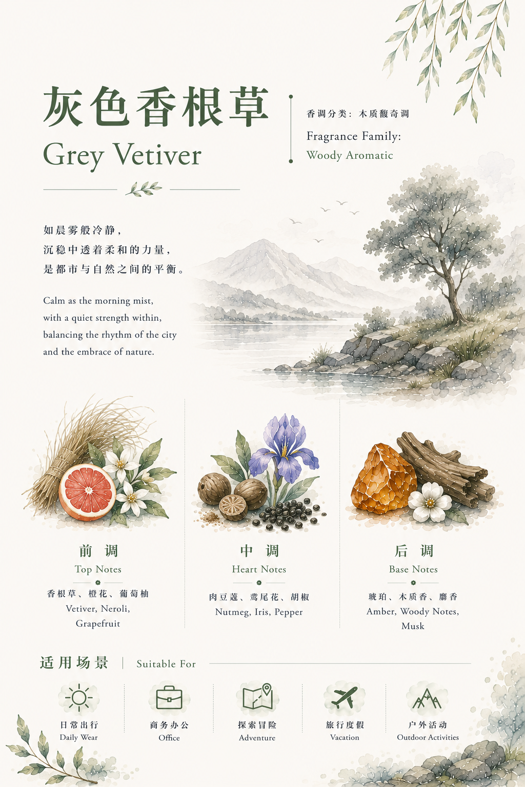 灰色香根草
