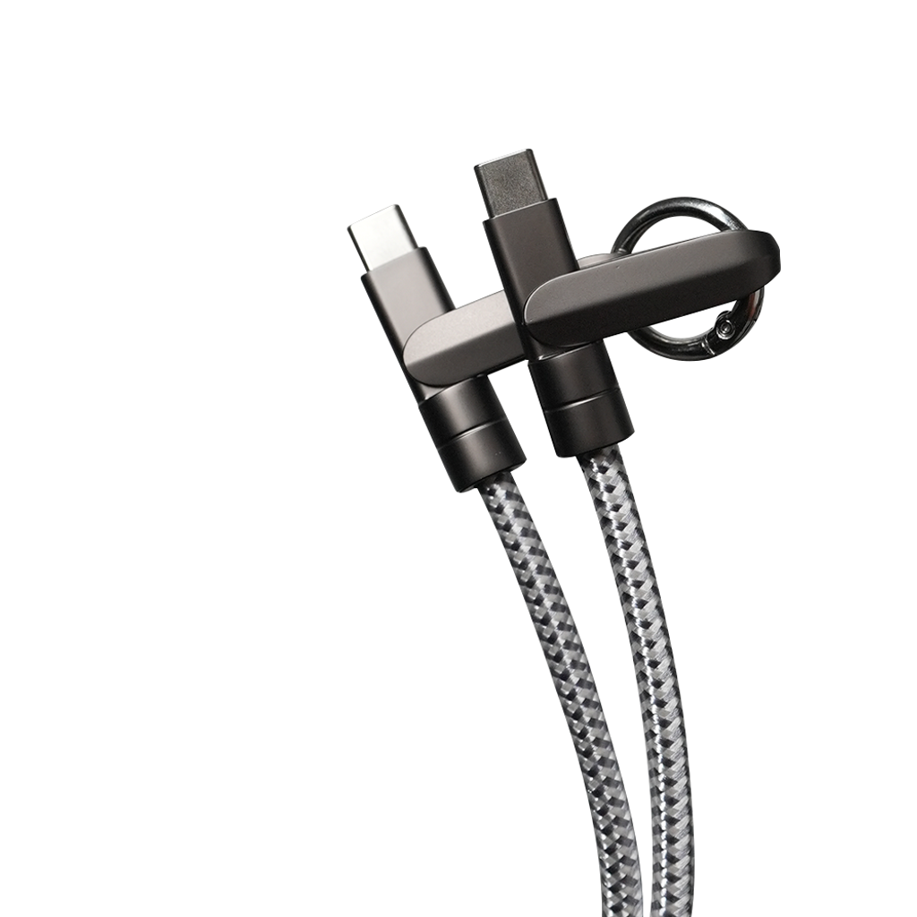 你最搖擺二合一充電手機繩_灰間白2