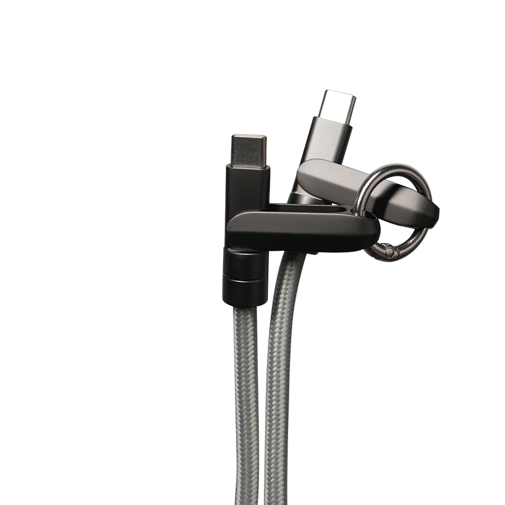 你最搖擺二合一充電手機繩_灰2