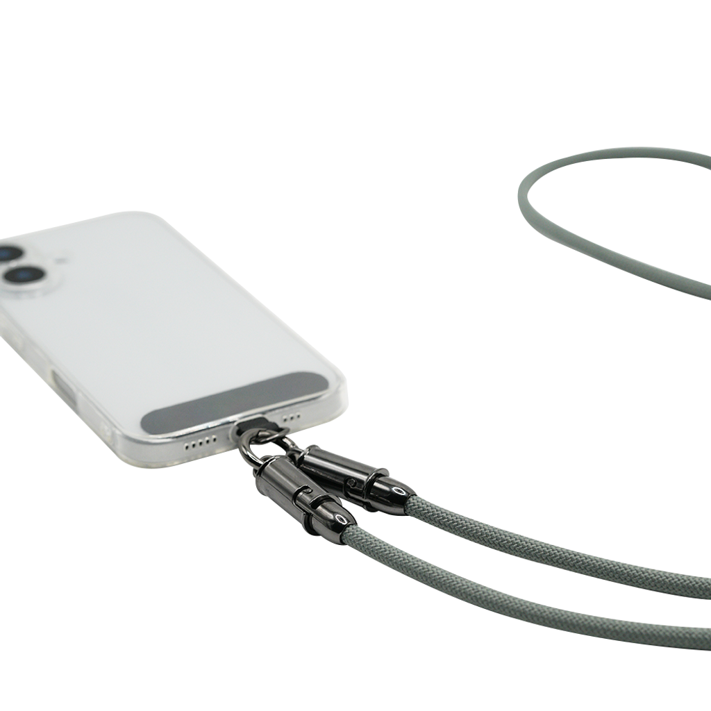 Shoot ME 二合一充電手機繩_軍綠1