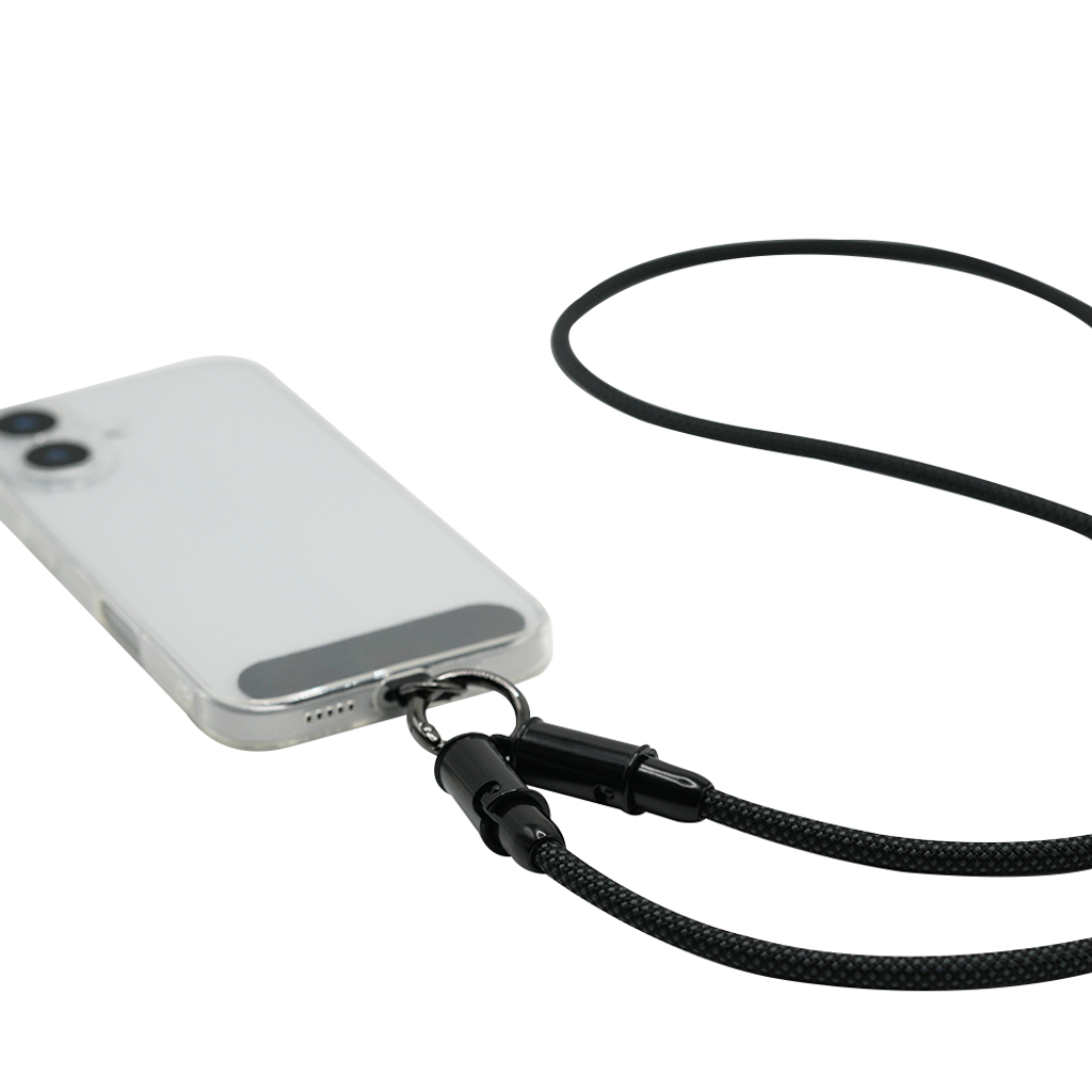 Shoot ME 二合一充電手機繩_黑