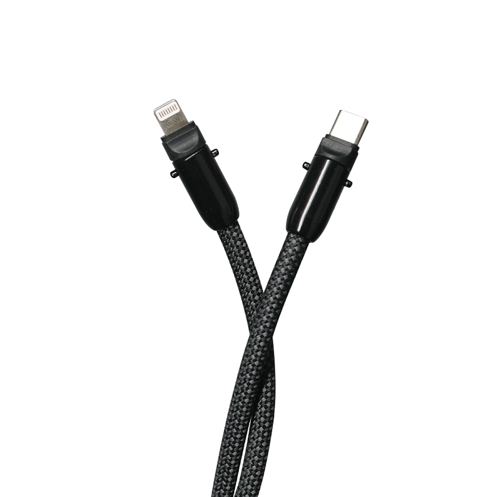 自由伸縮二合一充電手機繩_黑3