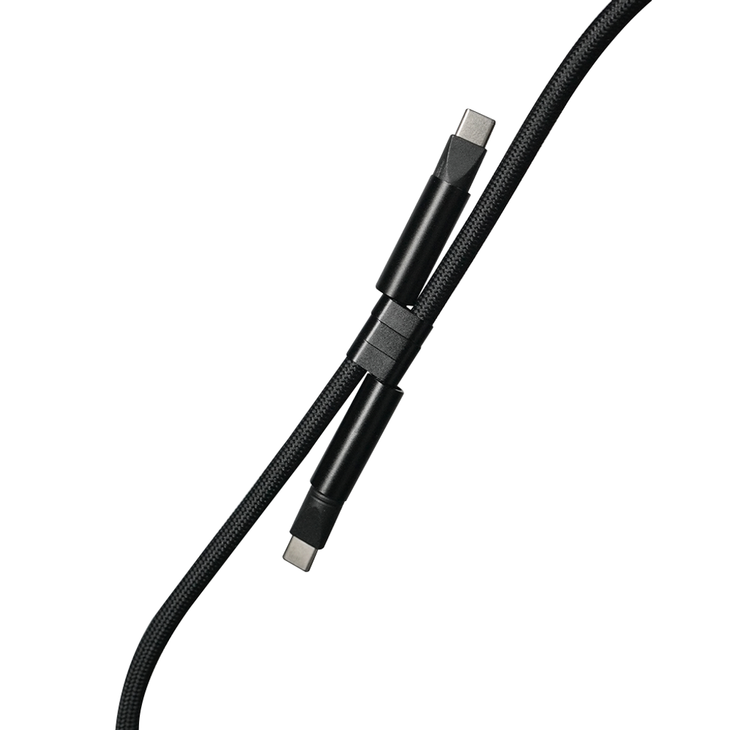 自由伸縮二合一充電手機繩_黑2