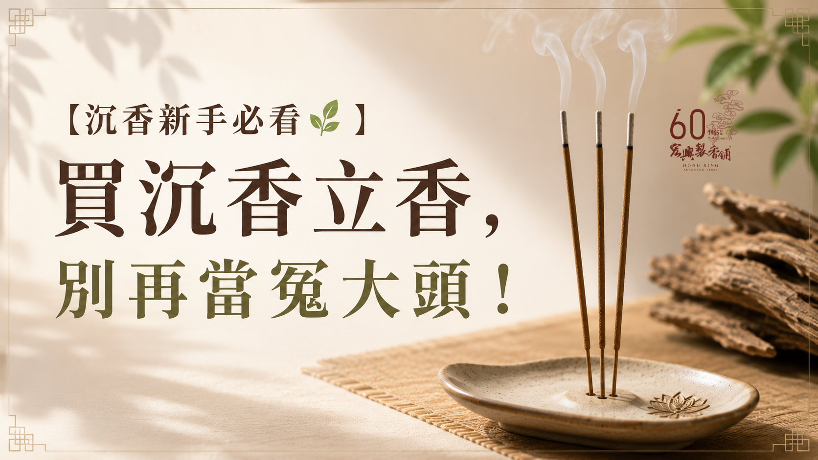 【沉香新手必看🌿】買沉香立香，別再當冤大頭！