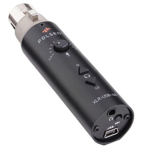 Polsen XLR-USB-48_Front