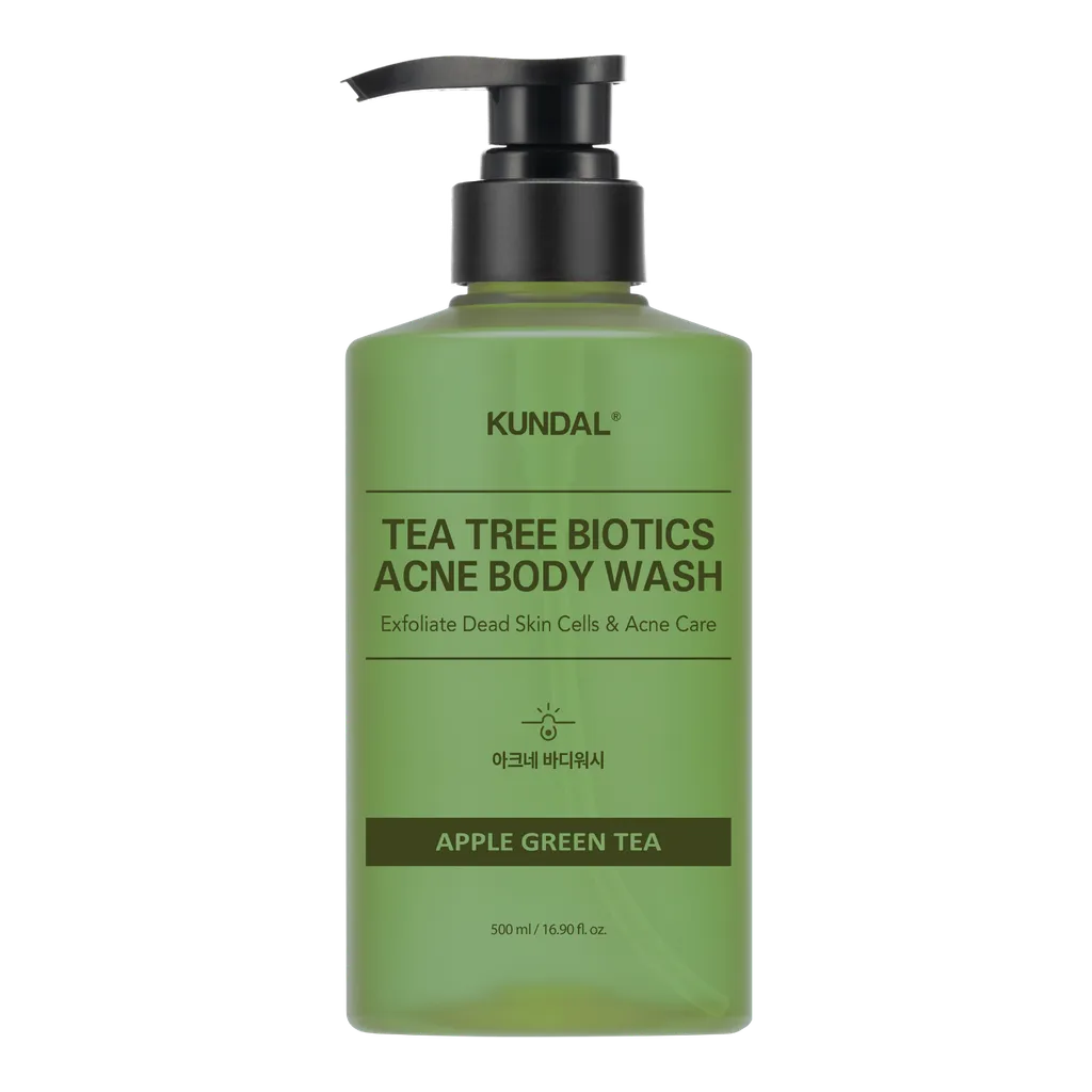 KUNDAL Tea Tree Bioticts Гел за туширање со чајно дрво и пробиотици, 500 мл